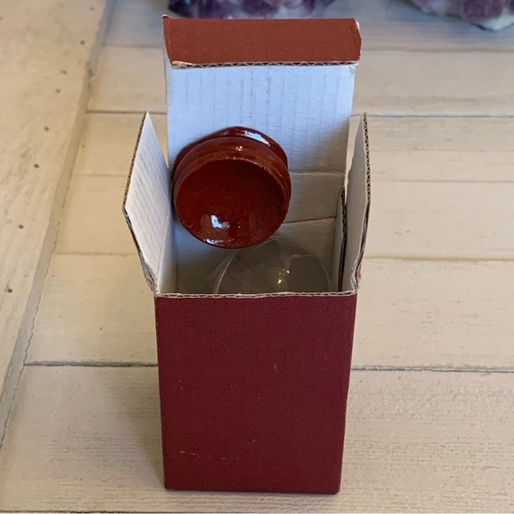 Vintage Ruckl Bohemian Czech Hand Cut Crystal Egg With Stand Original Box Label - Picture 15 of 16